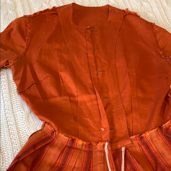 Vintage Handmade 70s Dress - Picture 8 of 9